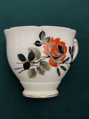 Vintage Salisbury England bone china tea cup pattern #4009 As-is